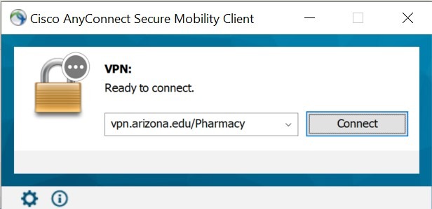 Cisco AnyConnect VPN | College of Pharmacy IT